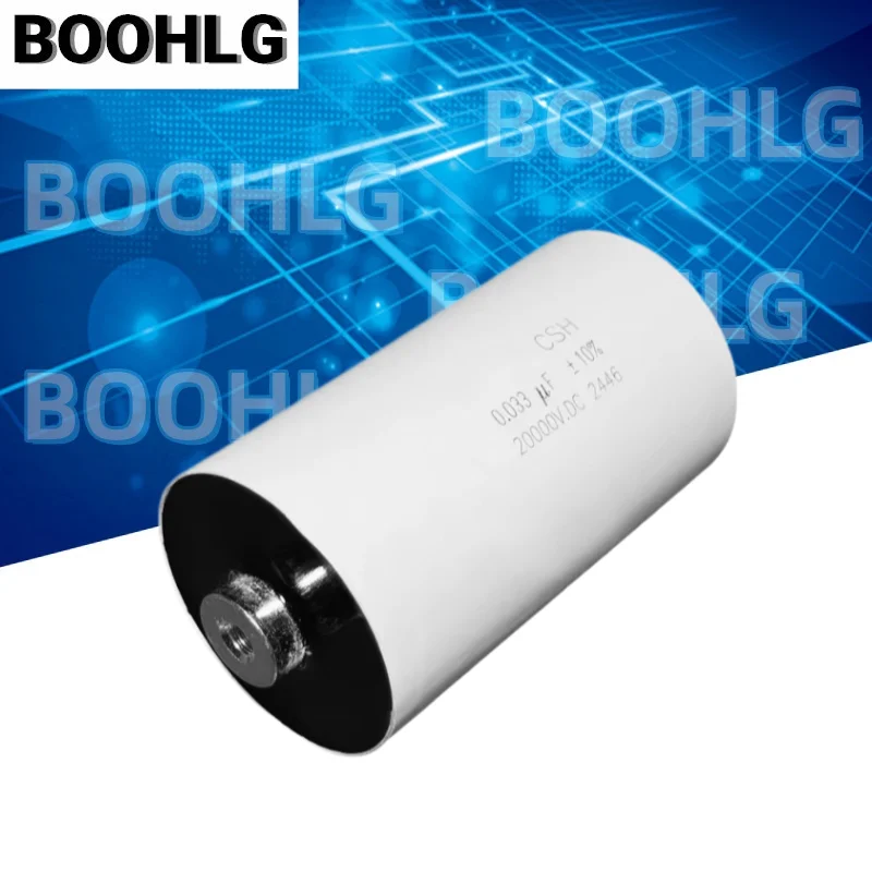 1PCS 0.033UF 20000V 33NF 20000VDC 333K20KV Polarity-free and inductive high voltage film capacitor