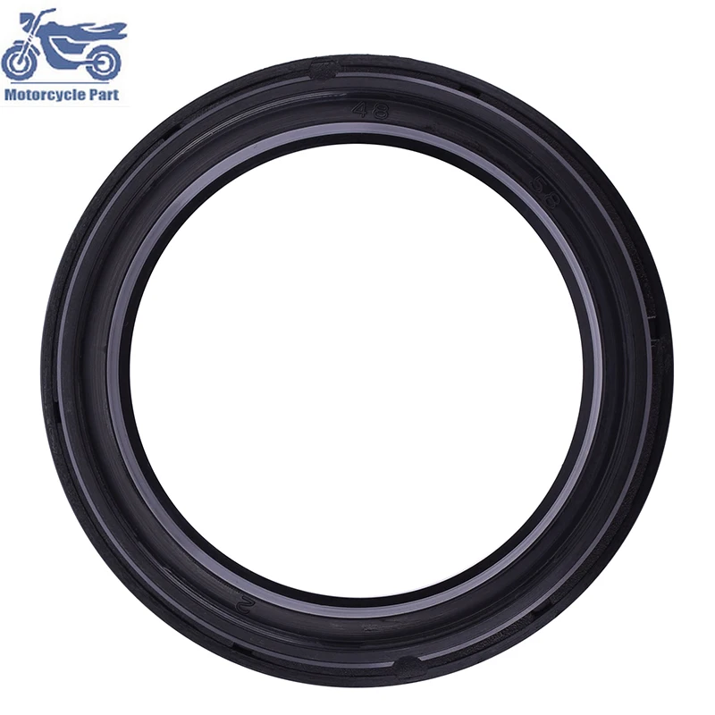 48x58x9.5/11.5 48X58  Motorcycle Front Fork Damper Oil Seal and Dust seal Dust Cover 48 58 9/11 (48*58*9/11) #d