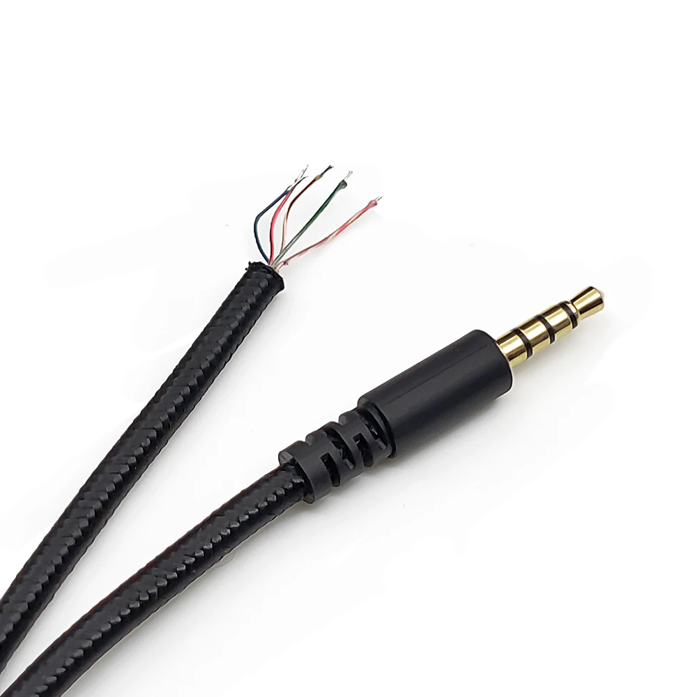2 Pieces DIY Repairing Repair Replacement Cable For Kingston HyperX Cloud II Core Pro Cloudx Stinger Revolver S Wired Headsets