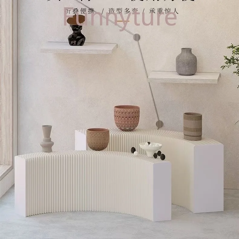 Foldable Display Stand Multifunctional Window Strip Booth Creative Exhibition Shopping Mall Display Cabinet Furniture