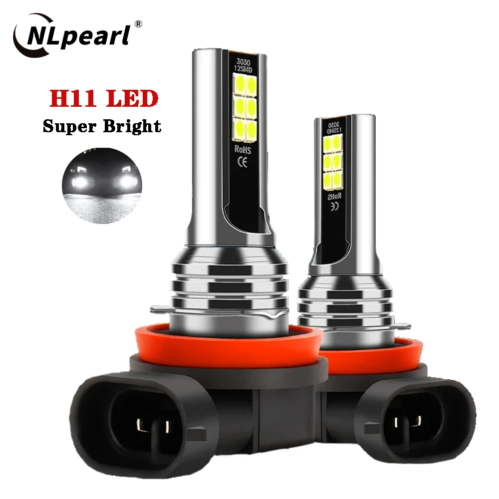 2Pcs H8 H9 H16 Jp L…