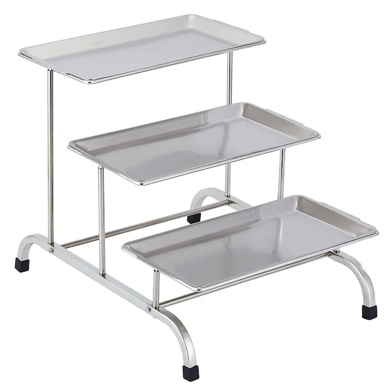 Dim Sum Rack Cake Fruit Display Rack Hotel Buffet Restaurant Multi-layer Stainless Steel