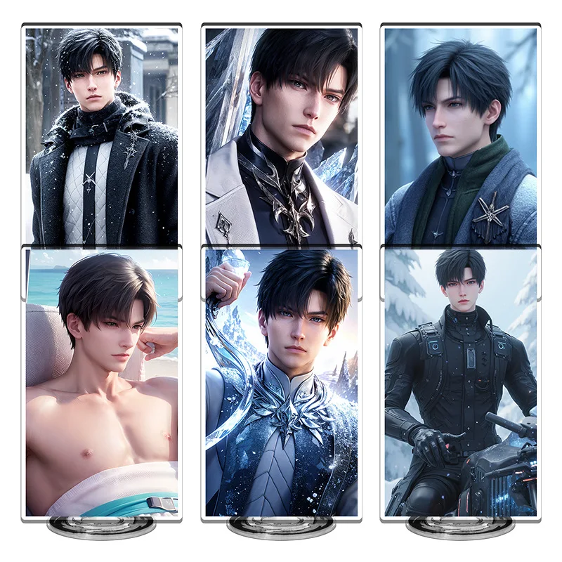 ความรักและ Deepspace Charm Series Rafayel อะคริลิคเซ็กซี่ Boy Zayne โต๊ะเครื่องประดับกล้ามเนื้อ Sylus อุปกรณ์เสริมสะสม Caleb ของเล่น