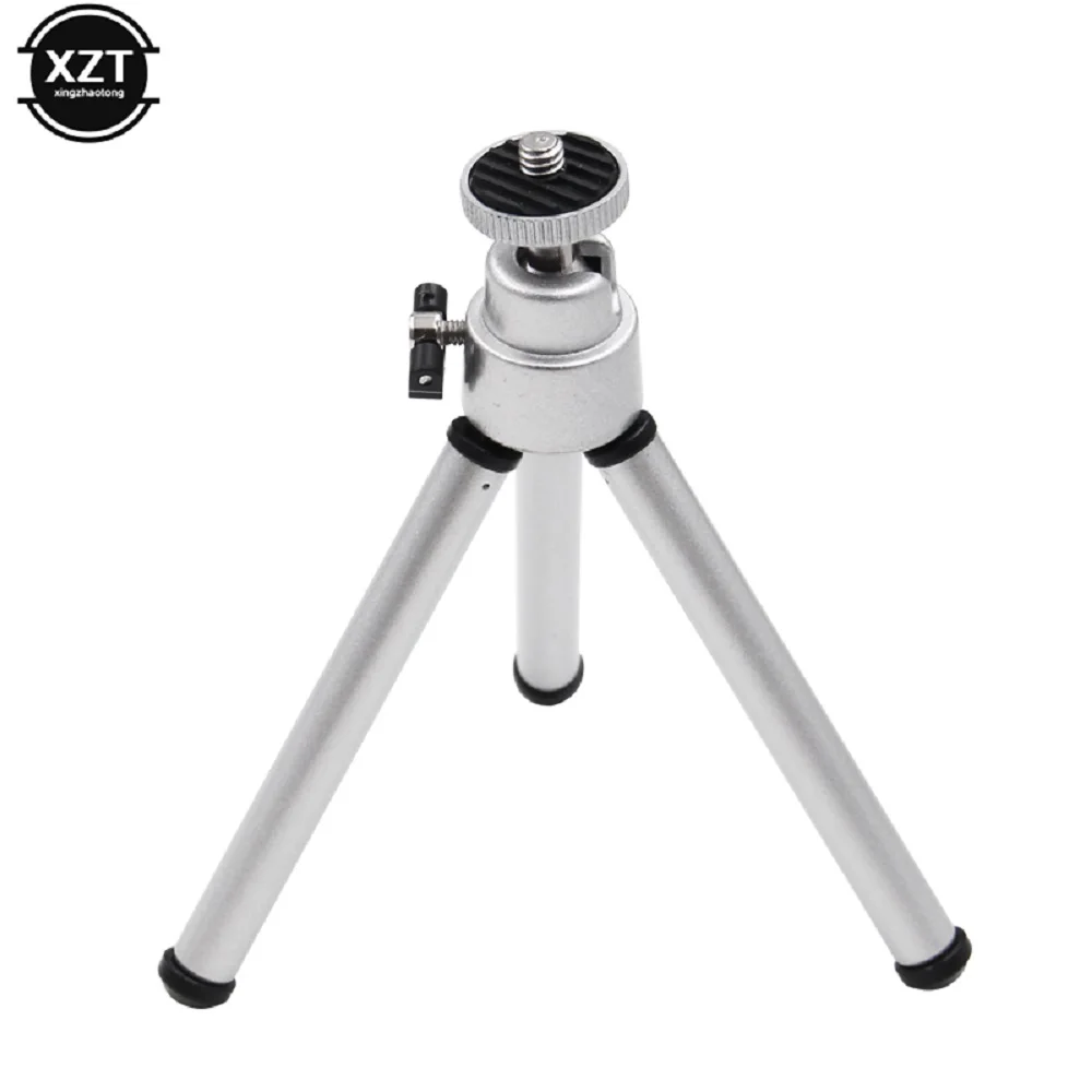 Mini Metal Foldable Tripod Two Section Stand Stretchable for Projector Camera Desktop Tripod for Mobile Phone Tripod for Camera