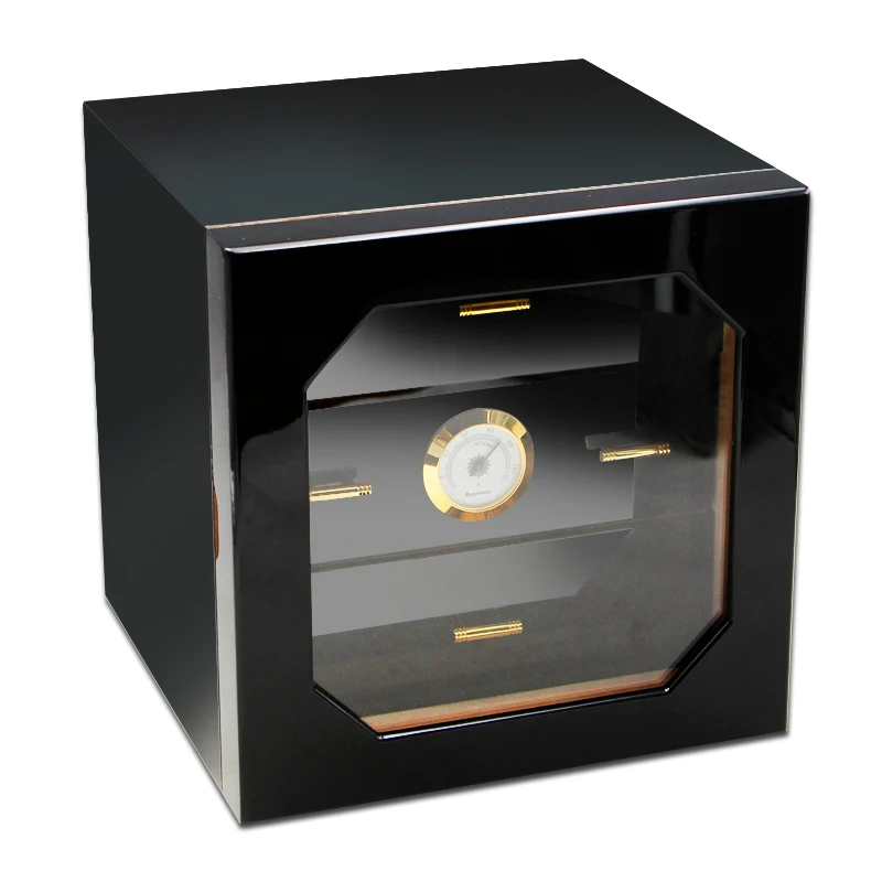 

Cuban Cigar Box Cedar Wood Moisture Control Professional Wood Cigar Humidor Chest of Drawers for Cigars Storage
