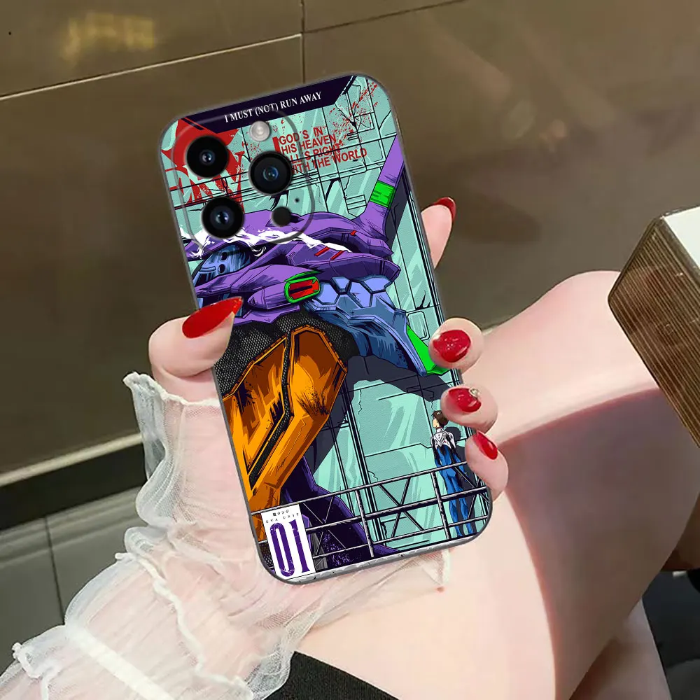 N-Neon G-Genesis E-Evangelion 01 02 Cover Phone Case For iphone Apple 17 AIR 16E 16 15 14 13 12 11 Pro XR Max 8 7 Plus TPU Case view 2