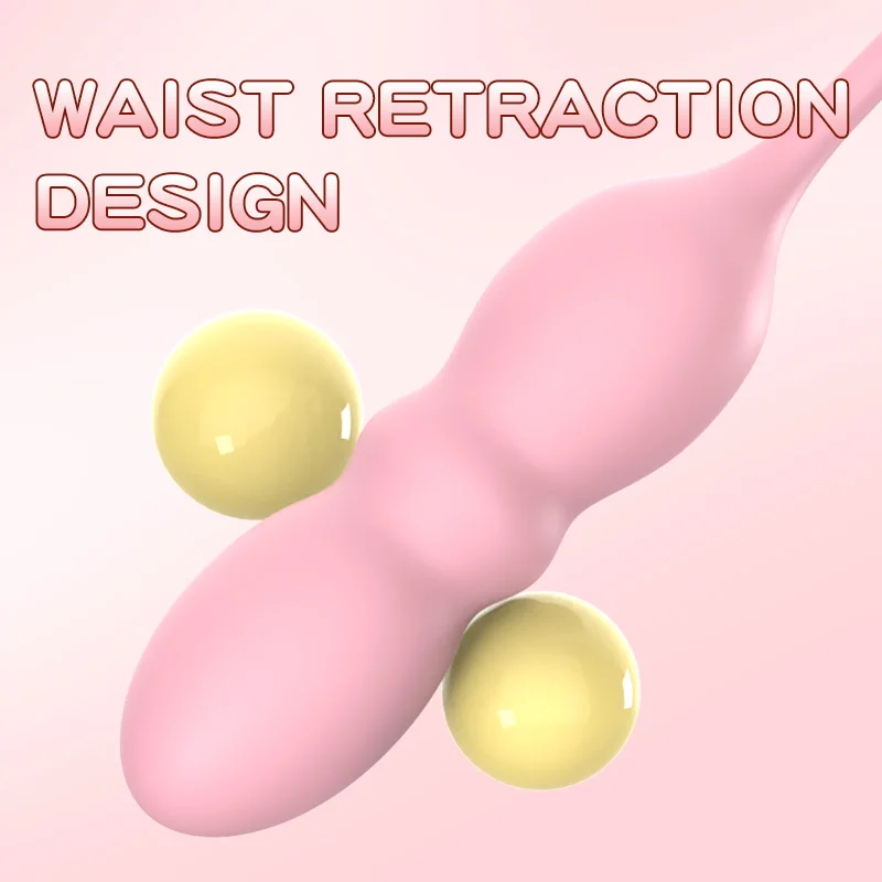 Telescopic Dildo Vibrator Female Masturbator G-Spot Vagina Stimulator Wearable Vibrating Egg Kegel Ball Pussy Sex Toys for Women