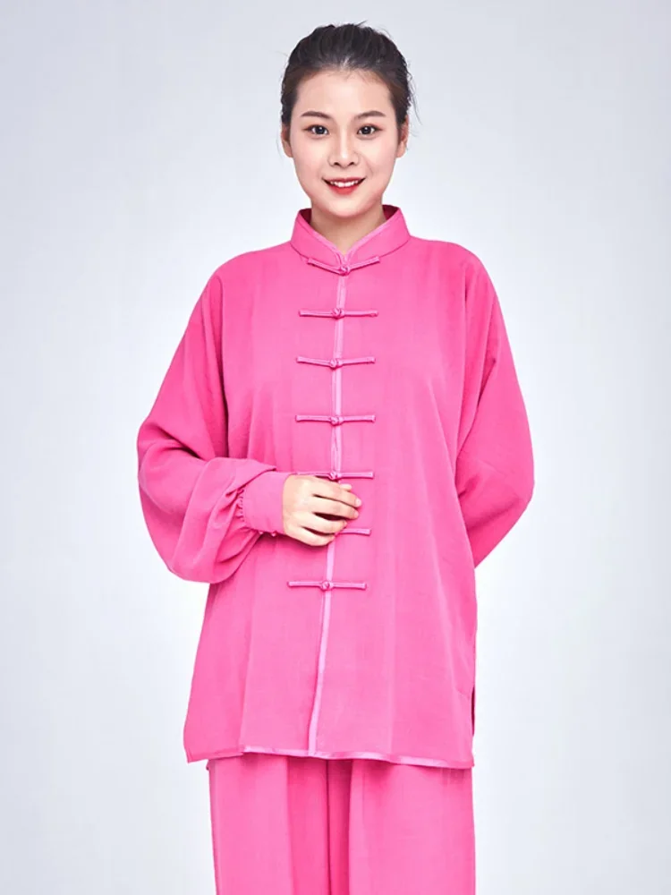 Tai Chi Uniform Chinese Martial Arts Clothes Spring Summer Wushu Kung Fu Suit Taiji Outdoor Walking Morning Sprots Taijiquan view 6