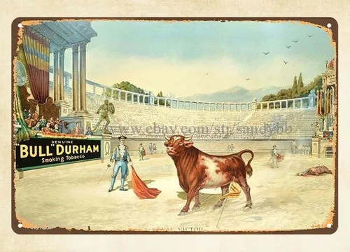 cottage shops 1909 Smoking Tobacco metal tin sign