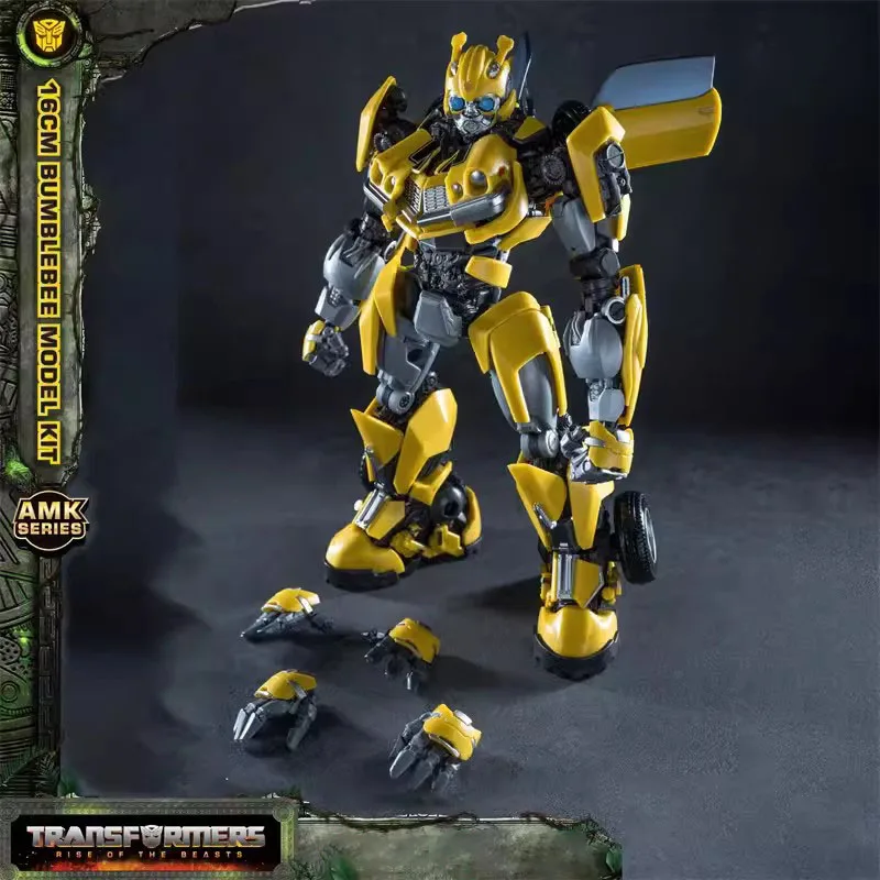2024 New Transformers Super Warrior Amk Natural Disaster Optimus Prime Cheetor Assembles Bumblebee Robot Children'S Toys Gift