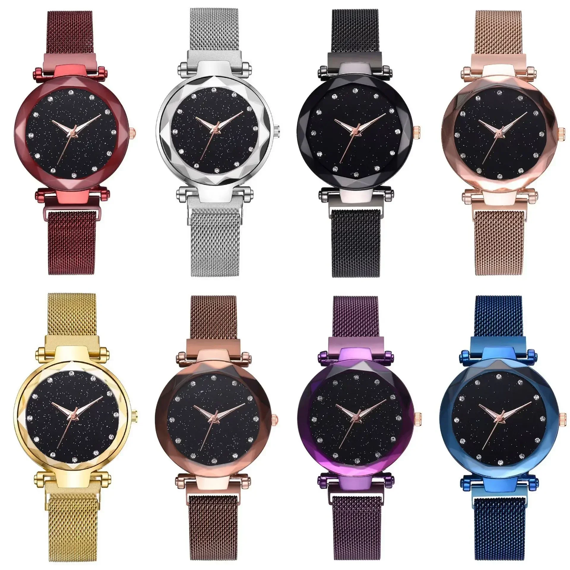 Luxury Women Watches Ladies Magnetic Starry Sky Watch Women Fashion Diamond Quartz Wristwatches Reloj Mujer Zegarek Damski