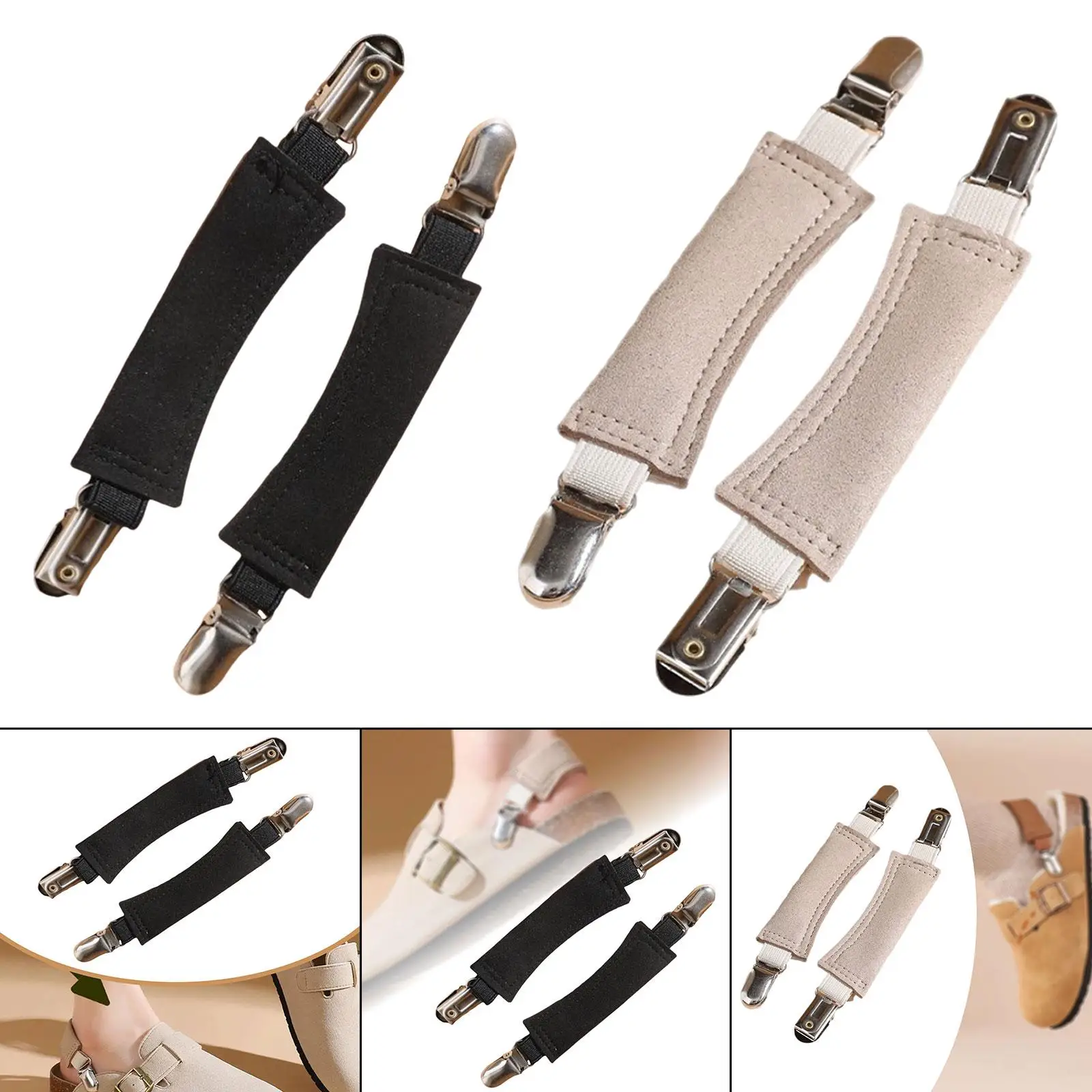 Stretch Lazy Buckle Elastic Shoe Strap Replacement Band for High Heel Shoes Comfortable Designer Shoes