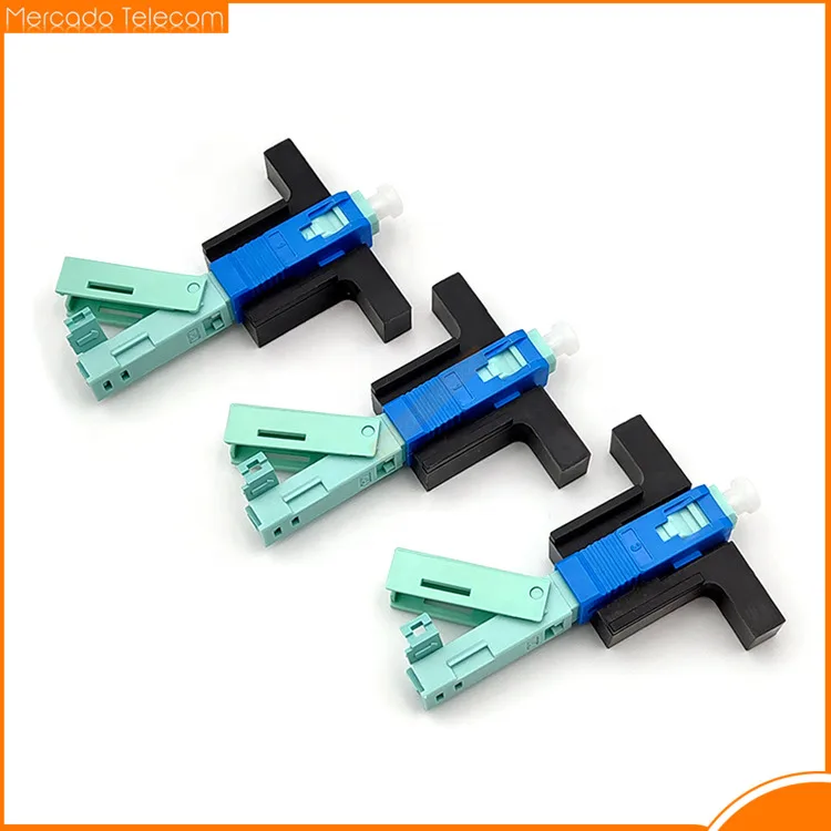 Imagem -05 - Conector Rápido sc Apc 53 mm Conector Monomodo Ferramenta Ftth Conector Frio sc Upc Conector Rápido de Fibra Óptica 50 100 200 Peças