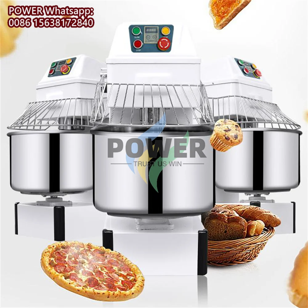 20L 30L 40L 50L 60L الخبز التجارية الدقيق دوامة الخبز العجين خلاط آلات النمام جديد المعجنات صانع البيتزا كعكة خلاط الخبز