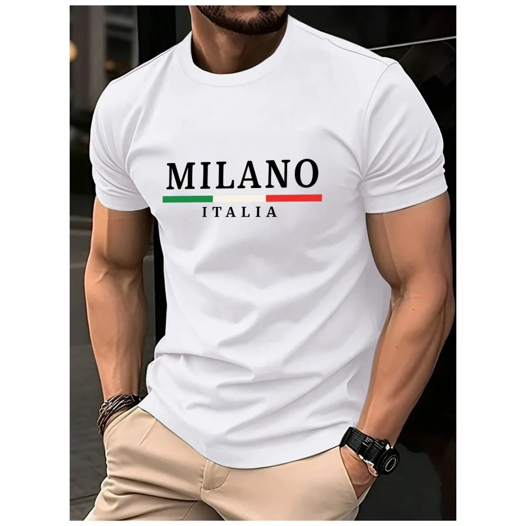 

Summer men's T-shirt 3D Italy national flag T-Shirts Mens Short Sleeve Comfortable T Shirt Soft Oversized O-Neck t shirt for man