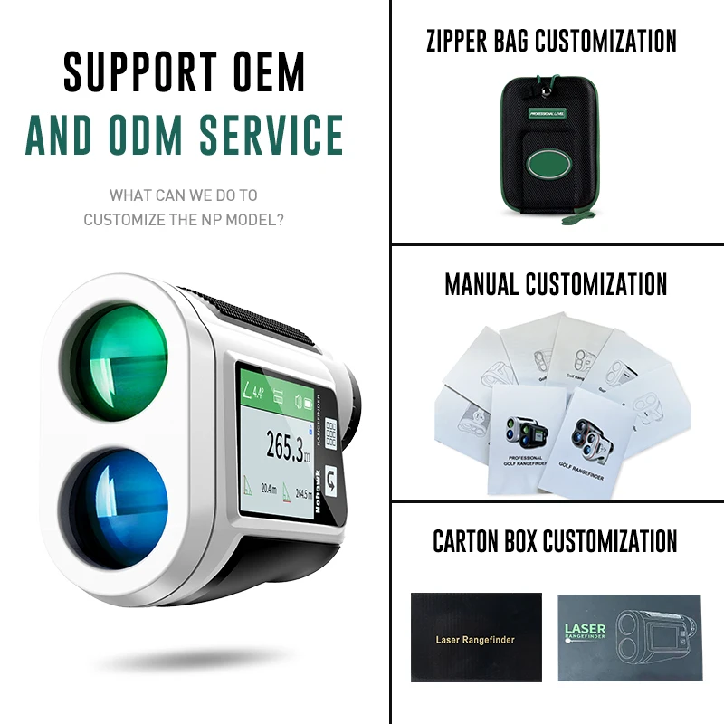 800 متر رائجة البيع يده OEM ODM تلسكوب مخصص نطاق Rangefinder جولف الصيد الليزر المدى مكتشف الصيد