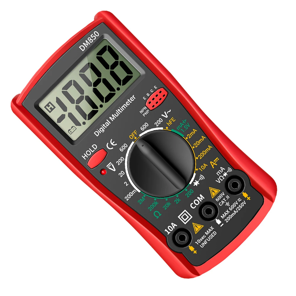 

Digital Multimeter Auto Ranging Electrical Repair Tool Voltage Current Tester Home Automotive Circuit Break Locator Large