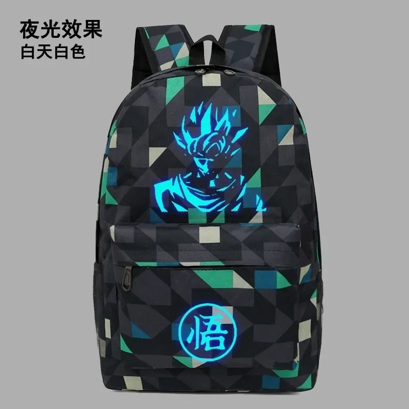 

Luminous Dragon Ball Tide Brand Junior High School Student School Bag Anime Peripheral Backpack Men's and Women's Trend