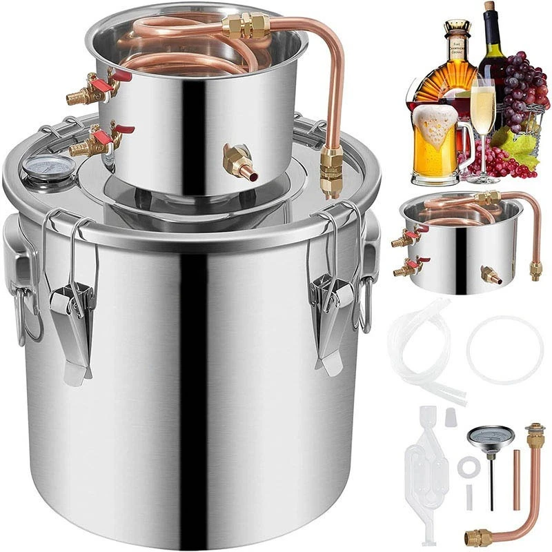Stainless Steel Distillation Sealed Barrel Large Capacity Corrosion Resistant for Wine Fermentation Distilling Brewing