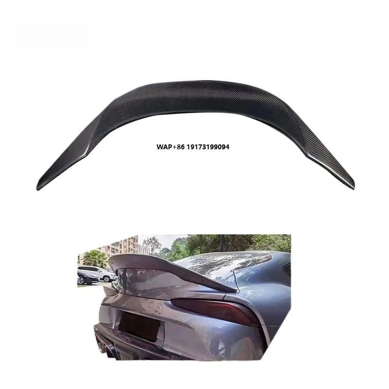 

Perfect Fitment Carbon Fiber A90 A91 Rear Wing Trunk Spoiler for Supra A90 A91 2019+