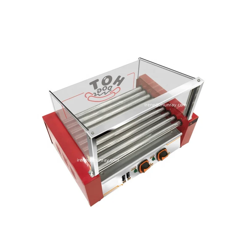 Gorąca sprzedaż Grill do kiełbasy Maszyna do hot dogów 9 rolek