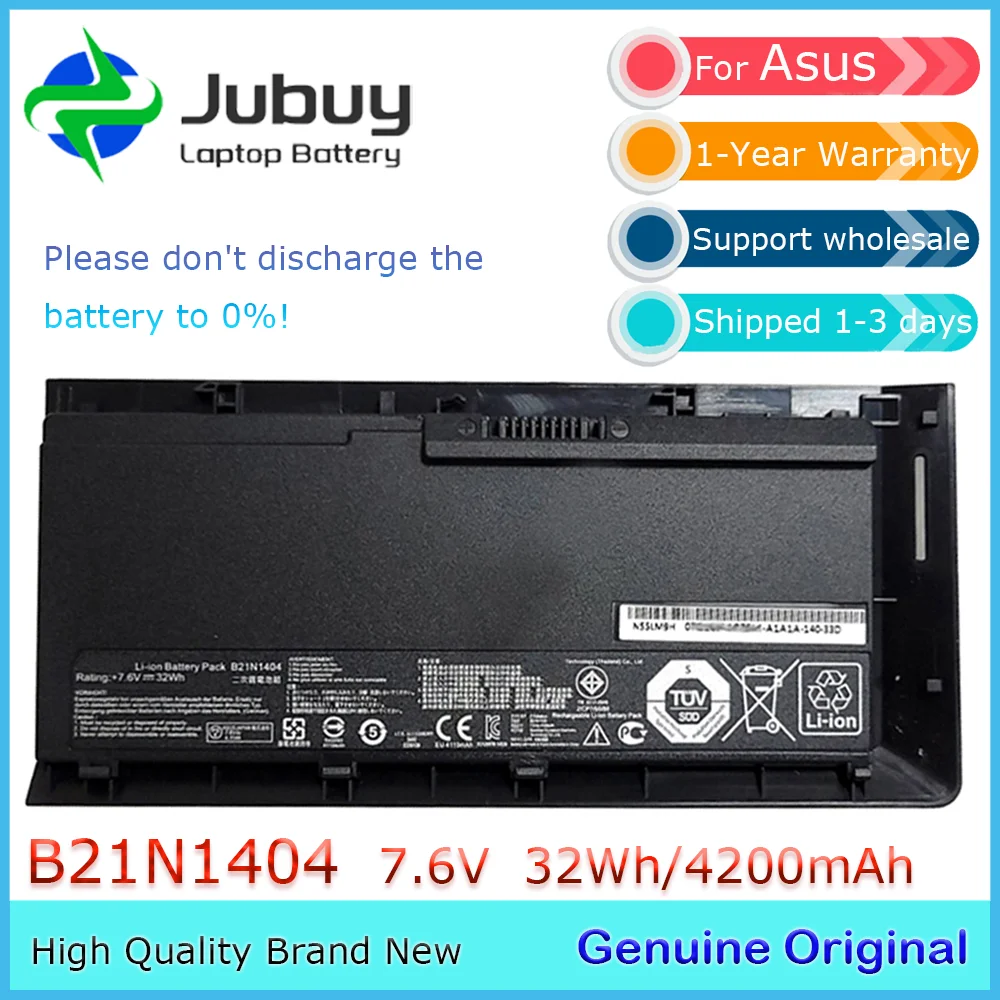 B21N1404 7.6V 32Wh Original Laptop Battery for ASUS PRO Advanced BU201 BU201L BU201LA Series 0B200-01060000