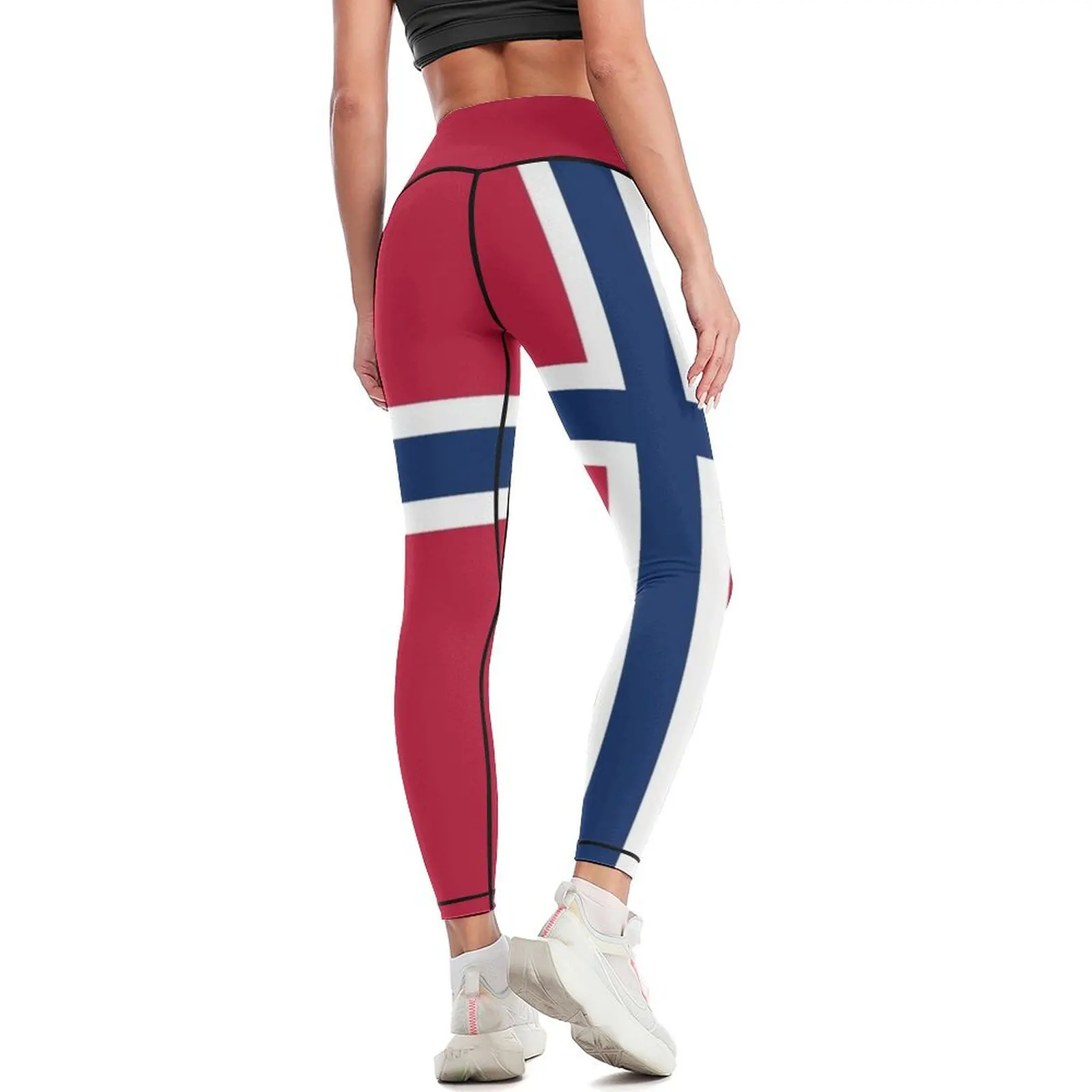 Bandiera della norvegia Leggings joggers per le donne sportwear gym womans Womens Leggings