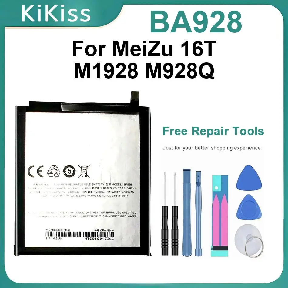 BA928 Batteries For Meizu 16T M1928 M928Q Replacement Mobile Phone Battery