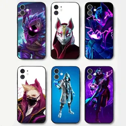 Cool F-Fortnite Phone Case Silicone Soft For IPhone 16 15 14 13 12 11 Plus Pro Max Plus