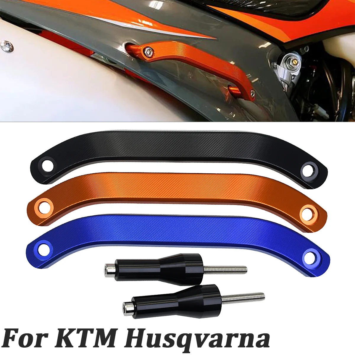 

CNC Rear Passenger Grab Rail Handle For KTM SX SXF XC XCF XCW XCFW EXC EXCF TPI SIX DAYS For Husqvarna FC FX TX TC TE FE 2022