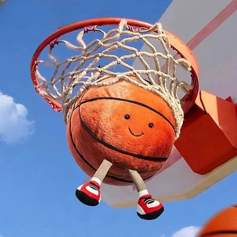 Basketbalpop Pluche pop Kamerdecoratie Desktopornamenten Omringende creatieve kussens Verjaardagscadeaus voor kinderen