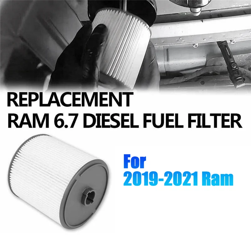 68436631AA Fuel/Water Seperator Filter for Dodge 2019-2021 Ram 2500 3500 4500 6.7L Cummins Turbo Diesel