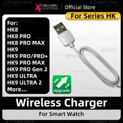 Carregador sem fio original do relógio inteligente, adaptador Smartwatch, cabo de carregamento USB, apto para HK8, HK9 PRO + MAX, HK9 Ultra, Gen 2