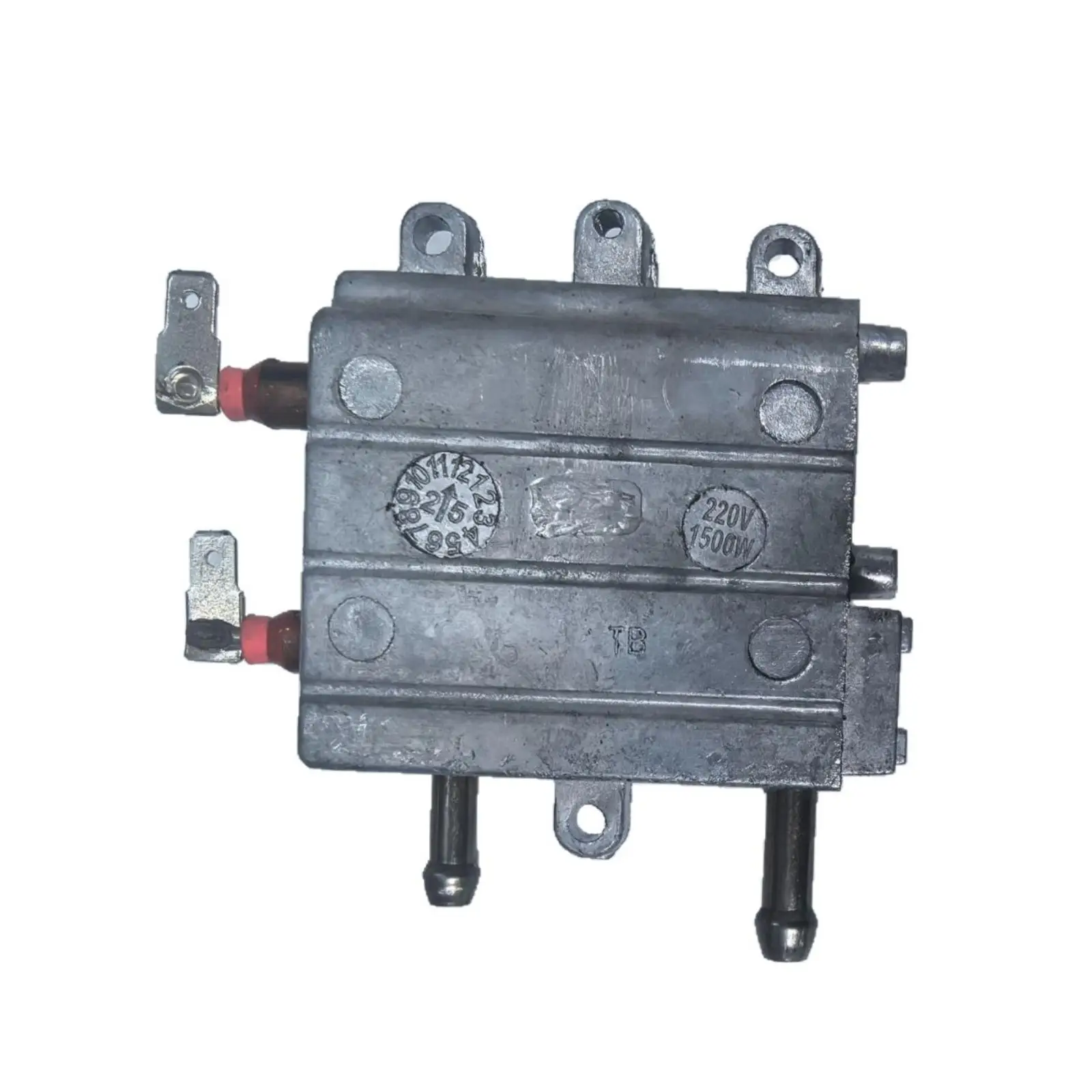 Steam Generator Component with Terminals Robust Metal Heating Core for Floor Washing Machines