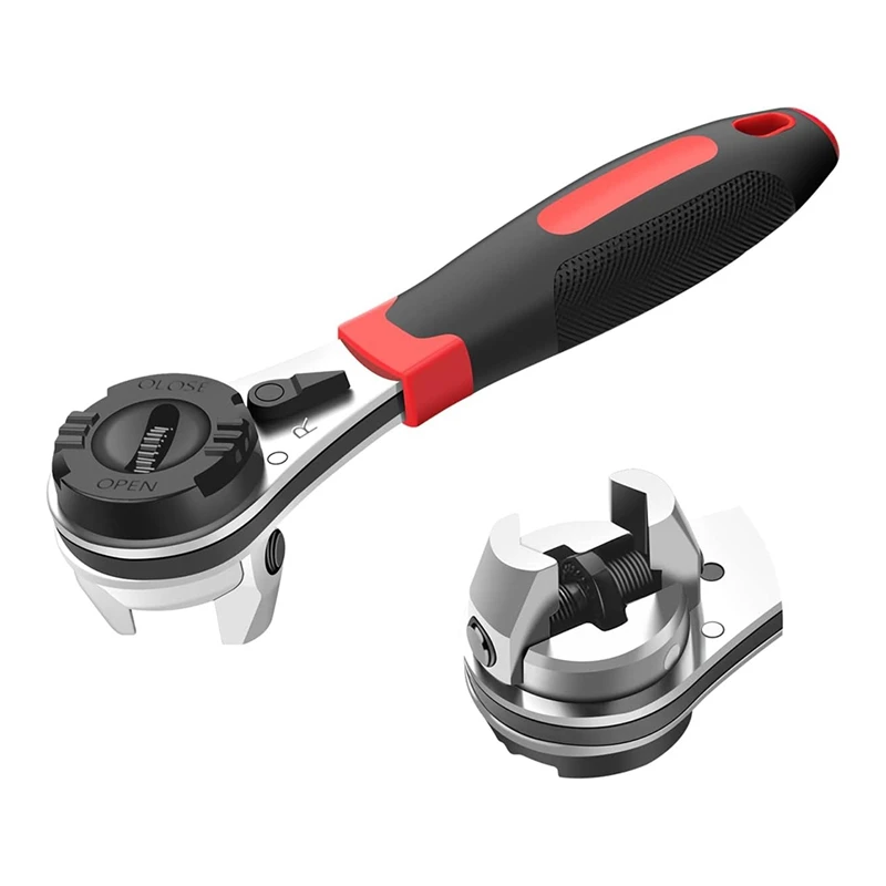 Adjustable Socket Ratcheting Wrench,for 6-22mm ScrewJAS