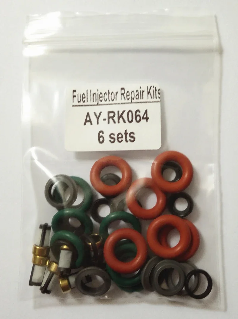 6  kits Fuel injector repair kits for Acura Honda Civic RDX Integra RSX K20 K24 B16 B18 16450RWCA01 OEM 16600-JA00A for AY-RK064