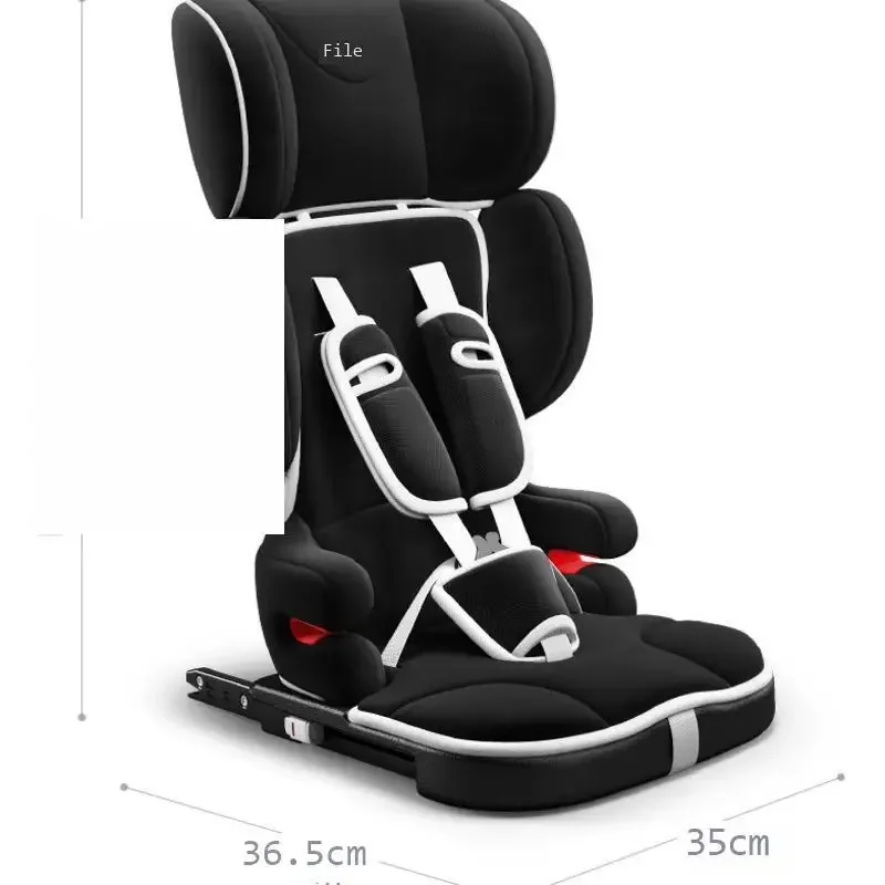 Child safety seat for car use, simple and portable folding car universal, 7 months -12 years old, 4 baby seats, 3