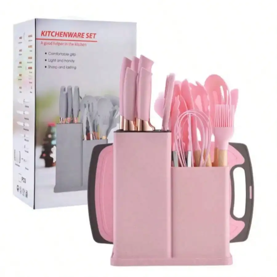 

Pink Heat-Resistant Silicone Kitchen Utensil Set – Dishwasher , Non-Scratch Spatulas Perfect For Nonstick Cookware.