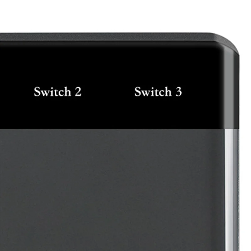 

B29C-3 Gang Smart Touch Switch TUYA Smart Zigbee Wireless для дома Черный и серый штекер европейского стандарта