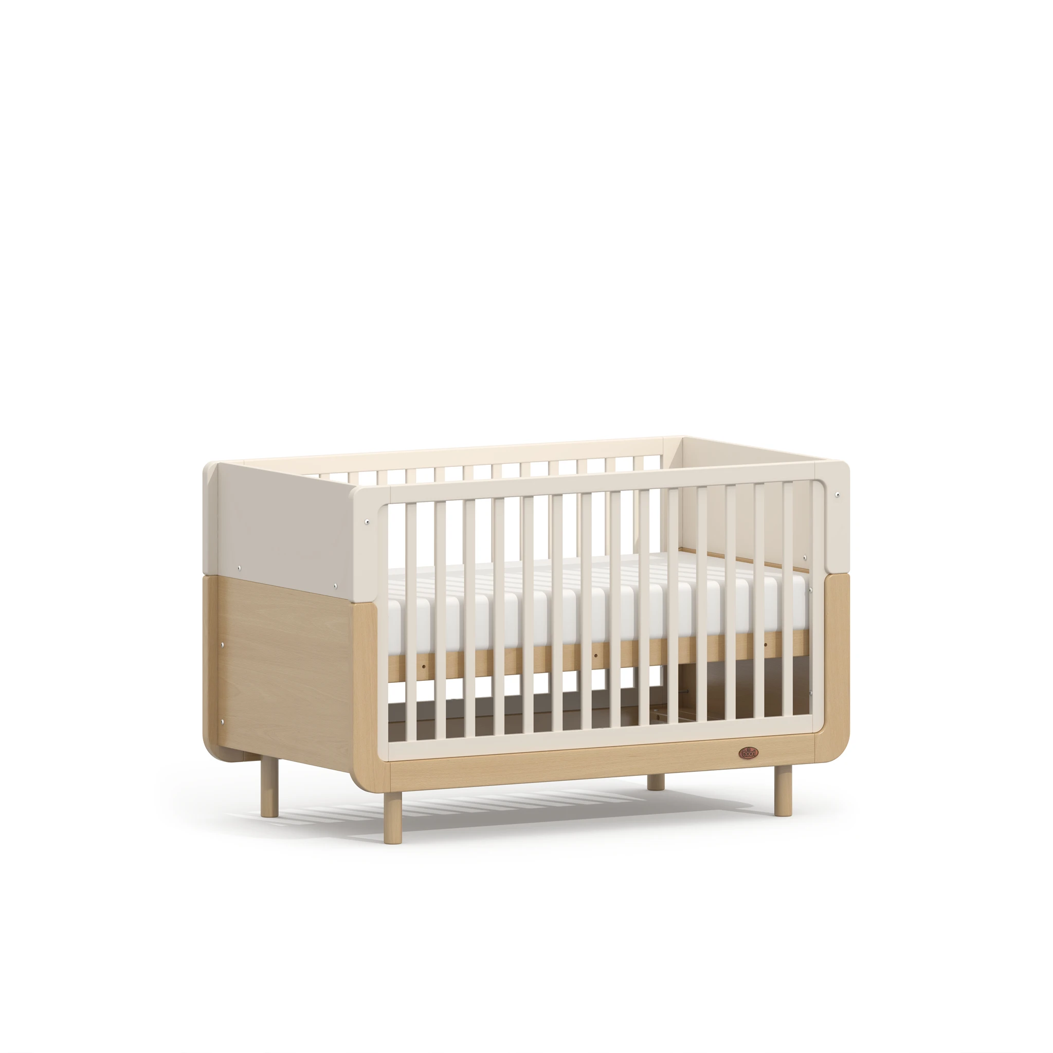 2025 nuevo modelo de cuna Convertible para recién nacido, seguridad para dormir, altura ajustable, 3 en 1, cuna de madera maciza para bebé, cama para niños pequeños