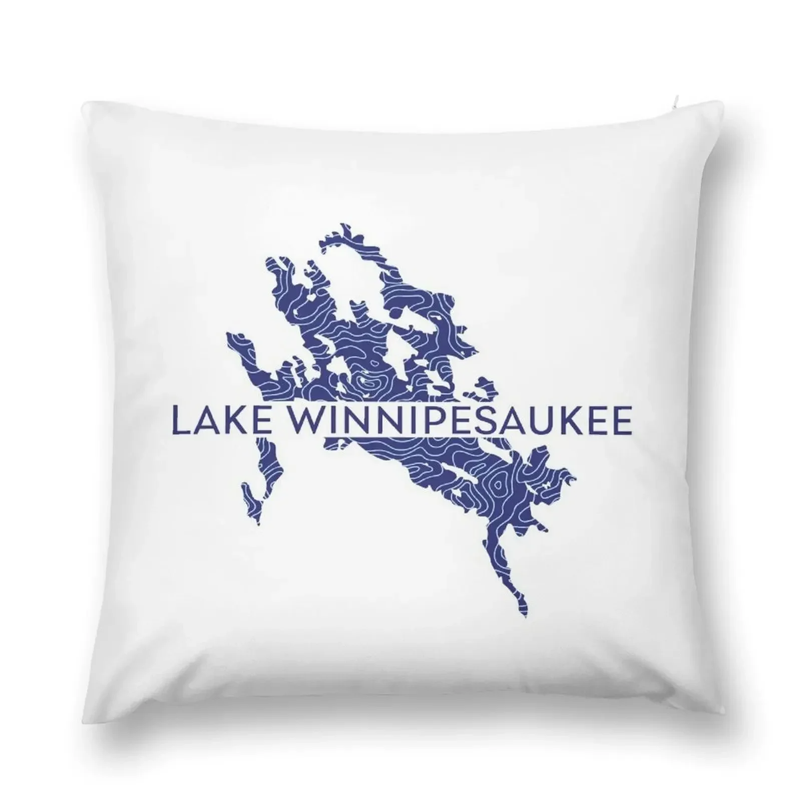 Lake Winnipesaukee Throw Pillow luxury home accessories covers for pillows Bed pillowcases Cushion Cover pillow