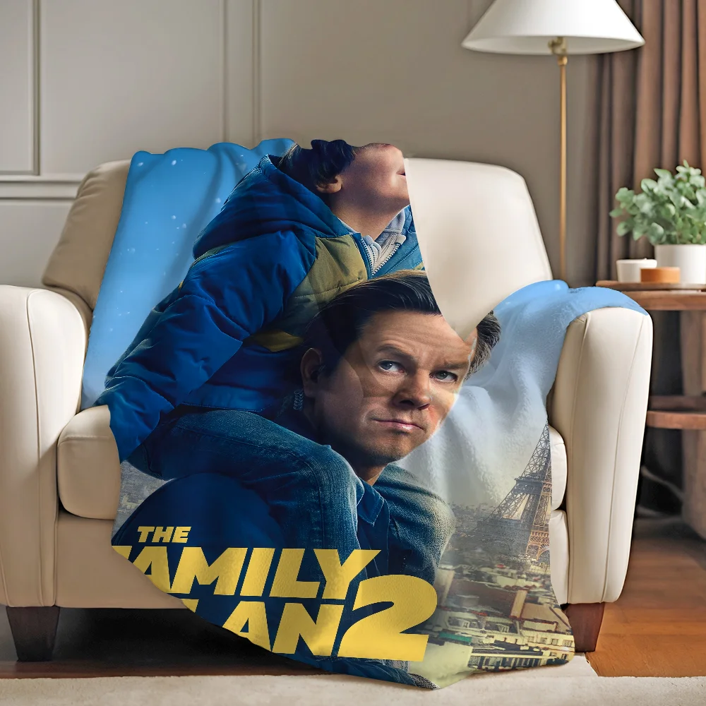 

TV The F-family Plan 2 Blanket Warm And Soft Suitable For Bedroom Living Room Sofa Bed Office Travel Camping