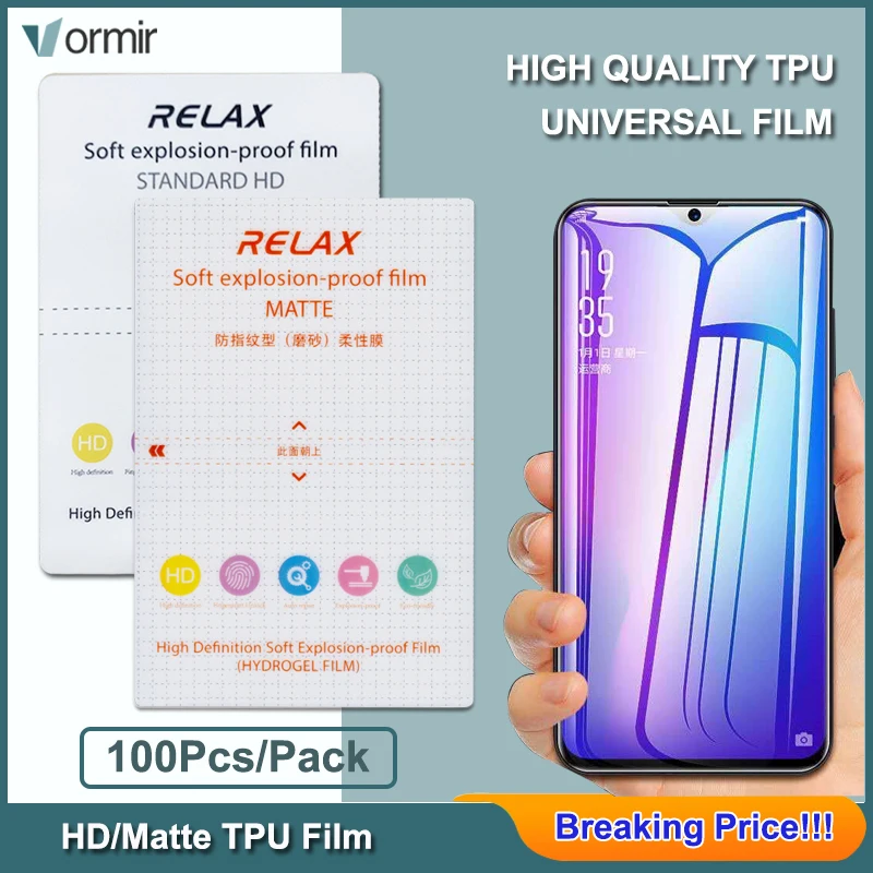 100pcsvormir-hydrogel-film-for-plotter-cutter-tpu-clear-matte-movies-mobile-phone-screen-protector-for-cutting-machine-unlimited