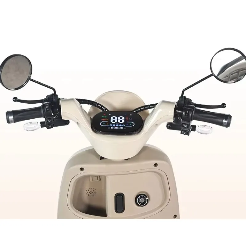 دراجة ثلاثية العجلات كهربائية مفتوحة صغيرة مصممة للاستخدام لكبار السن والنساء التي نقل الأطفال #3