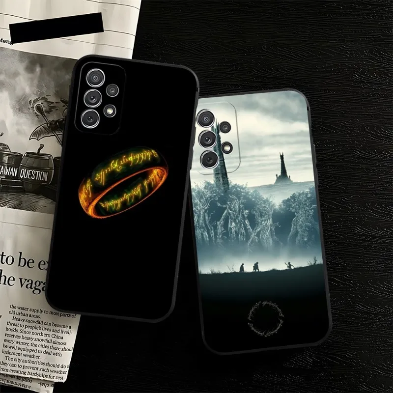 

Movie R-Rings Of The Lords Phone Case For Samsung Galaxy S23 S22 S21 S20 S30 Ultra Fe S10 S8 S9 Note 20 10 Pro Plus Black Cover