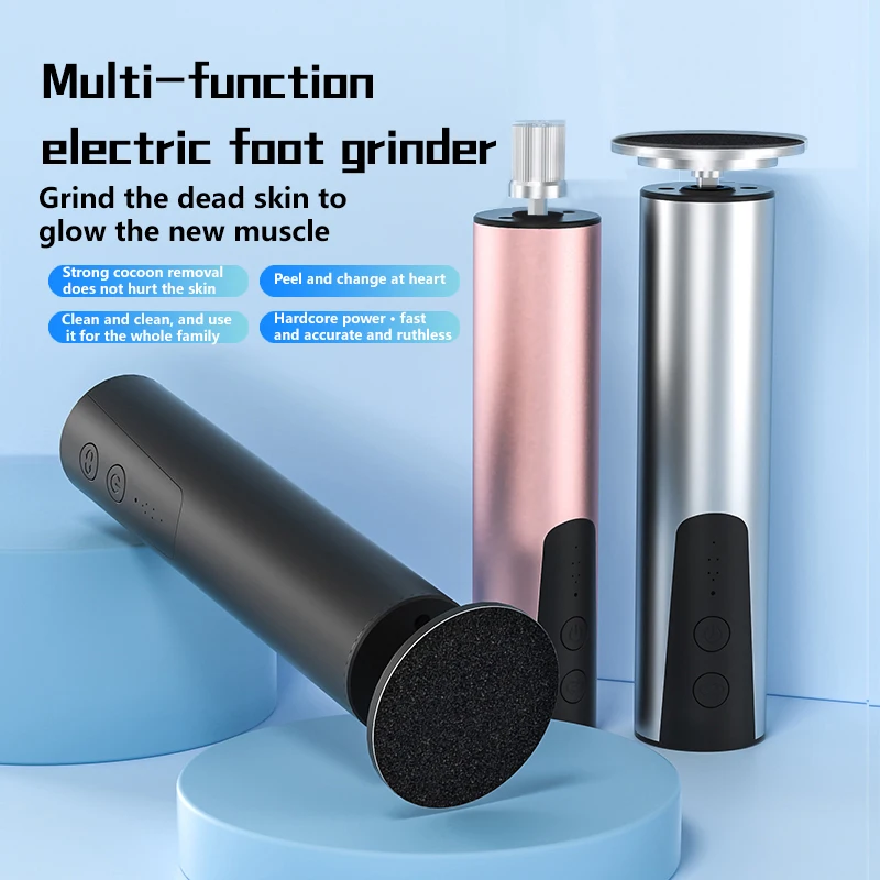 Polish Foot Nail 6 Gears Replacement Sandpaper Electric Foot Grinder Heels Callus Dead Skin Remover Multi-function Pedicure Tool