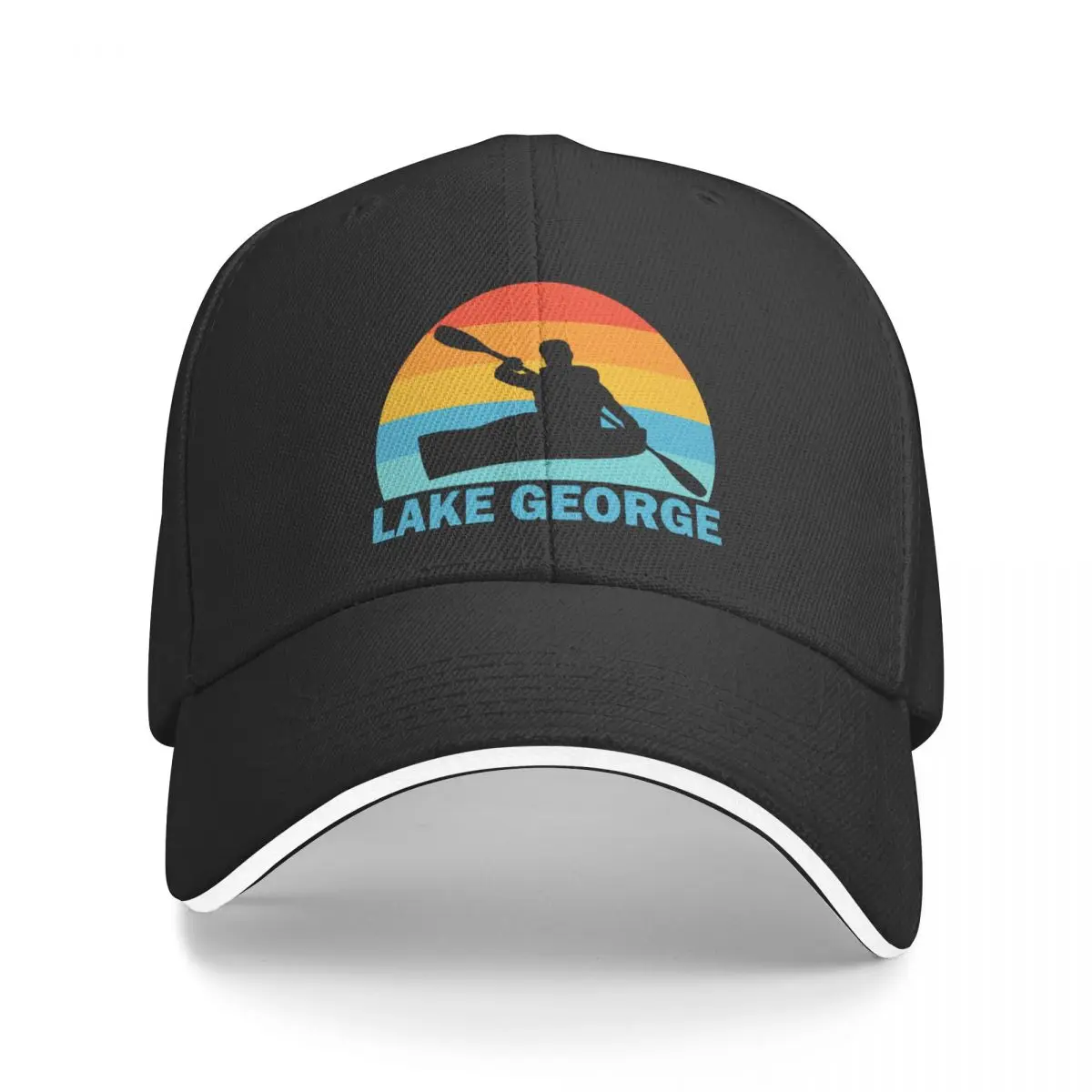 Lake George New York Kayak Baseball Cap Beach tea Hat Hats Woman Men's