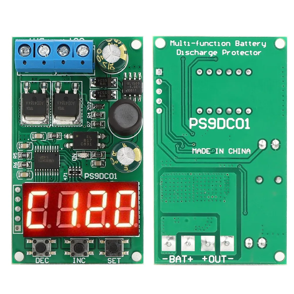 Battery Discharge Protector Module Multifunctional for Lead Acid L Lithium Solar UPS 15A DC6-30V