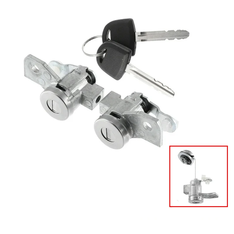 

89022371 19121155 For GMC Canyon Door Lock Cylinder 2006-2012 Driver and Passenger Side Pair Front