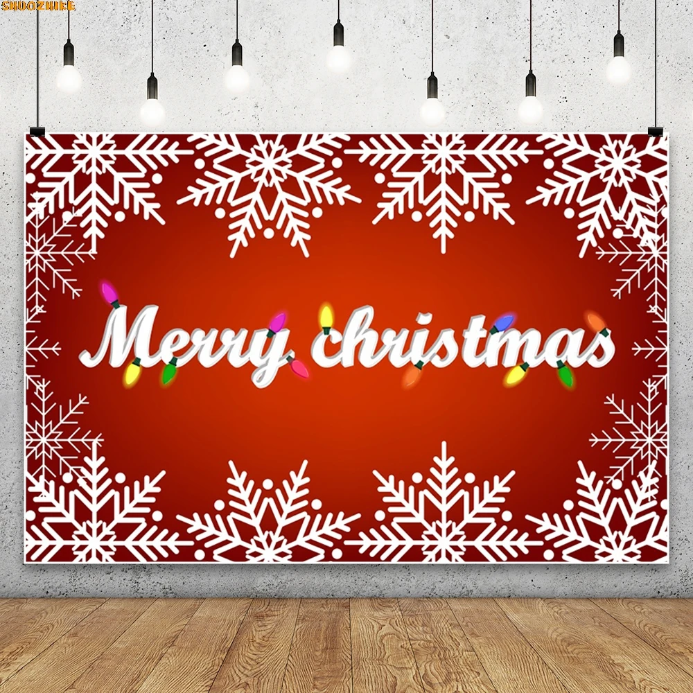

Christmas Day Wreath Family New Year Party Photography Backdrops Prop Window Living Room Xmas Tree Gift Snow Background OZ-03